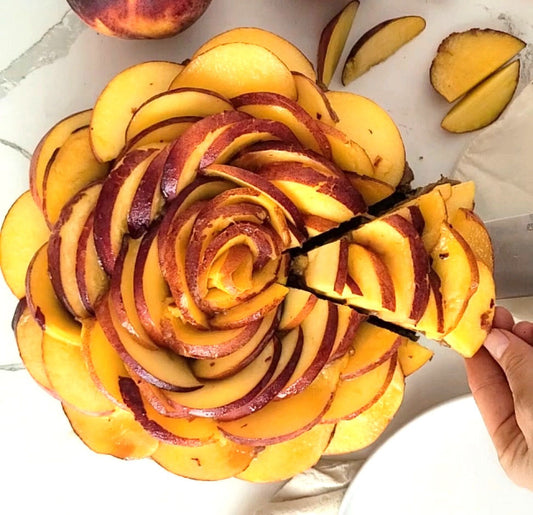 Banana Peach Cake