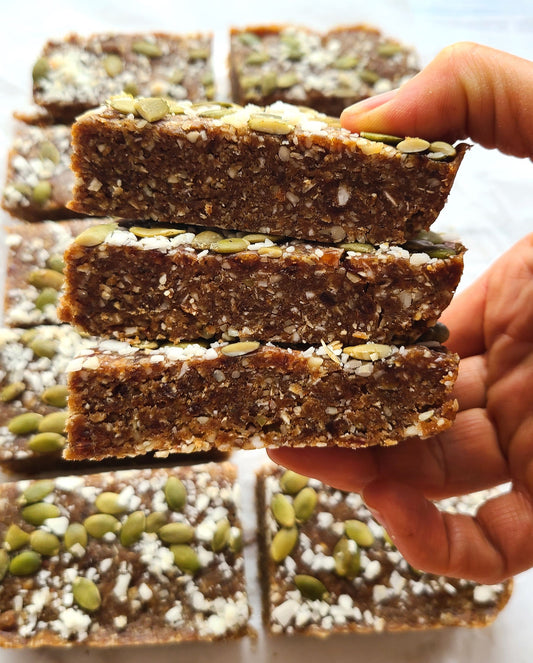 Easy & Delicious Nut Bars | No Bake, No Added Refined Sugars or Oils