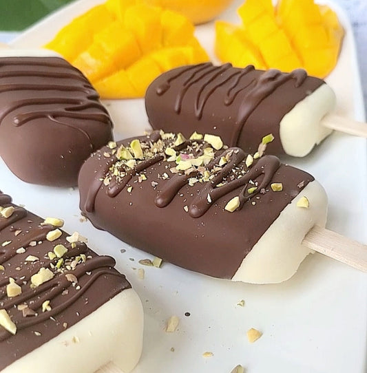Irresistible Chocolate Mango Popsicles