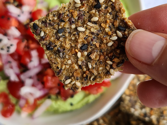 Celery Juice Pulp Crackers