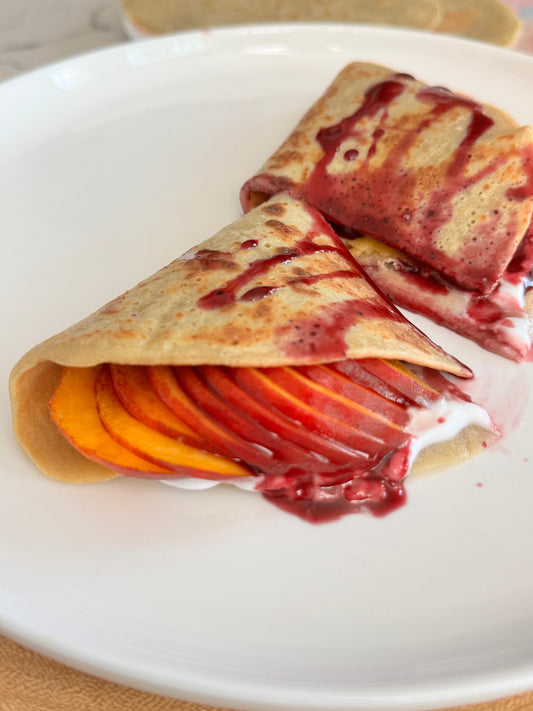 High-Protein Quinoa Crepes (Gluten-Free)
