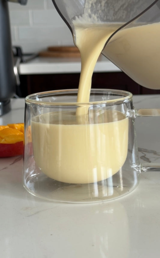 Homemade Cashew Mango Milk Made in Nama M1