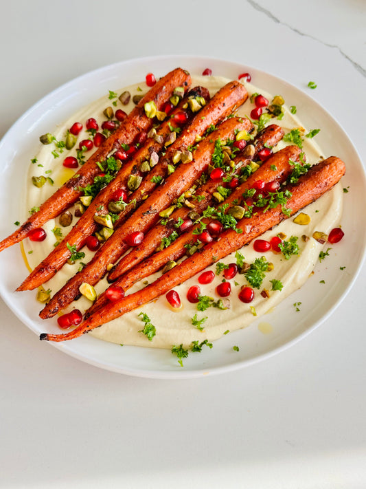 Roasted Carrots with Tofu Ricotta (High-Protein, Dairy-Free)