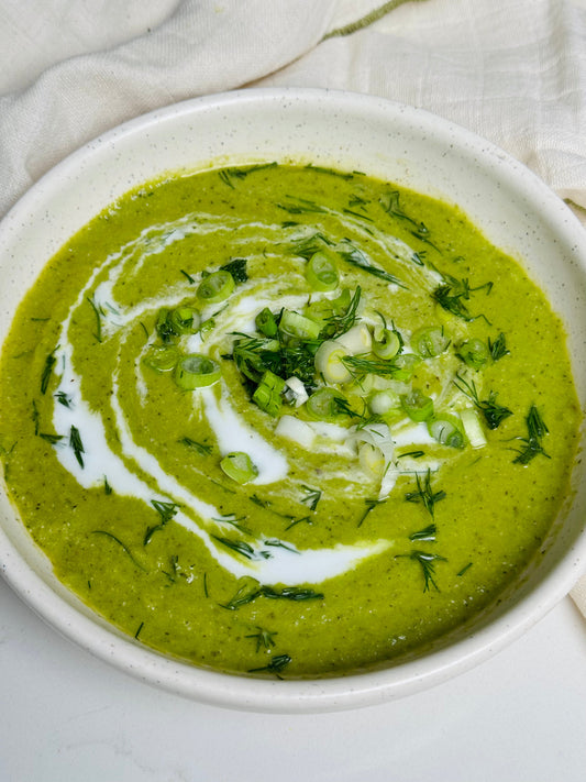 High-Protein Creamy Broccoli Soup