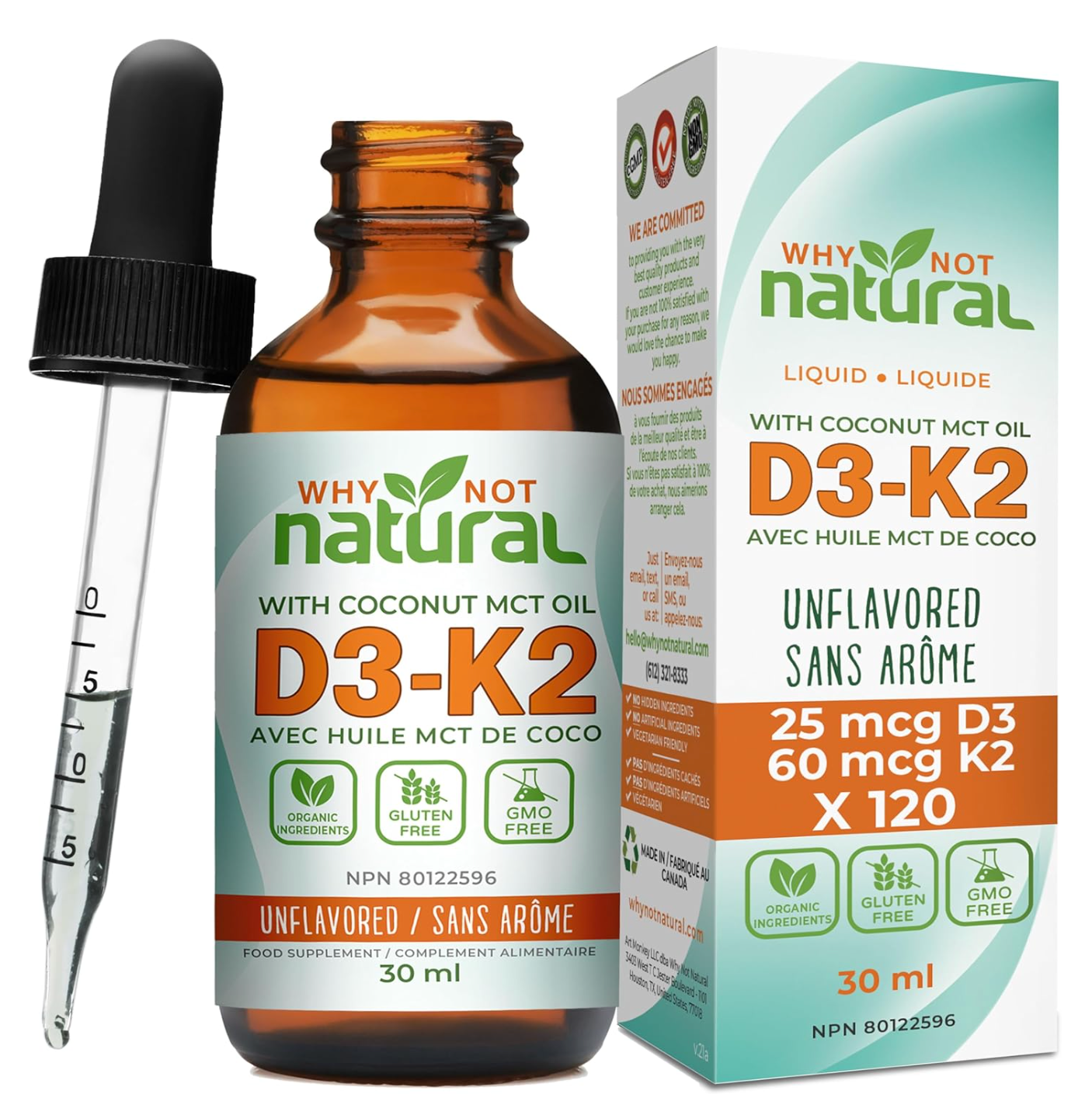 Vitamin D3 K2 Liquid Drops